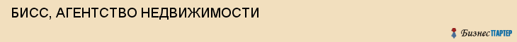 БИСС, АГЕНТСТВО НЕДВИЖИМОСТИ, Пенза