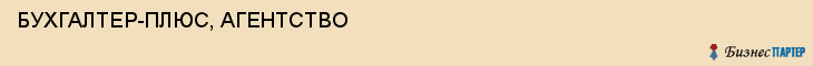 БУХГАЛТЕР-ПЛЮС, АГЕНТСТВО, Пенза